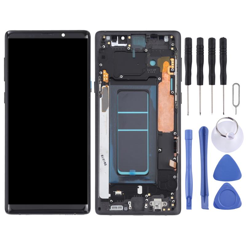 Samsung Galaxy Note9 (SM-N960) OLED Screen Replacement – With Frame (Black)