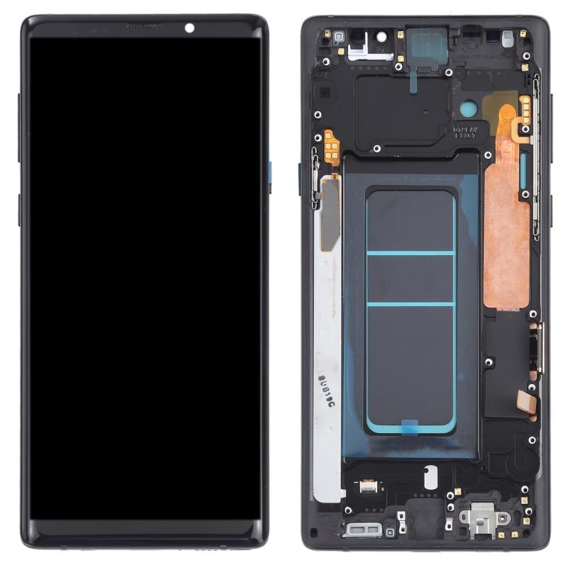 Samsung Galaxy Note9 (SM-N960) OLED Screen Replacement – With Frame (Black)