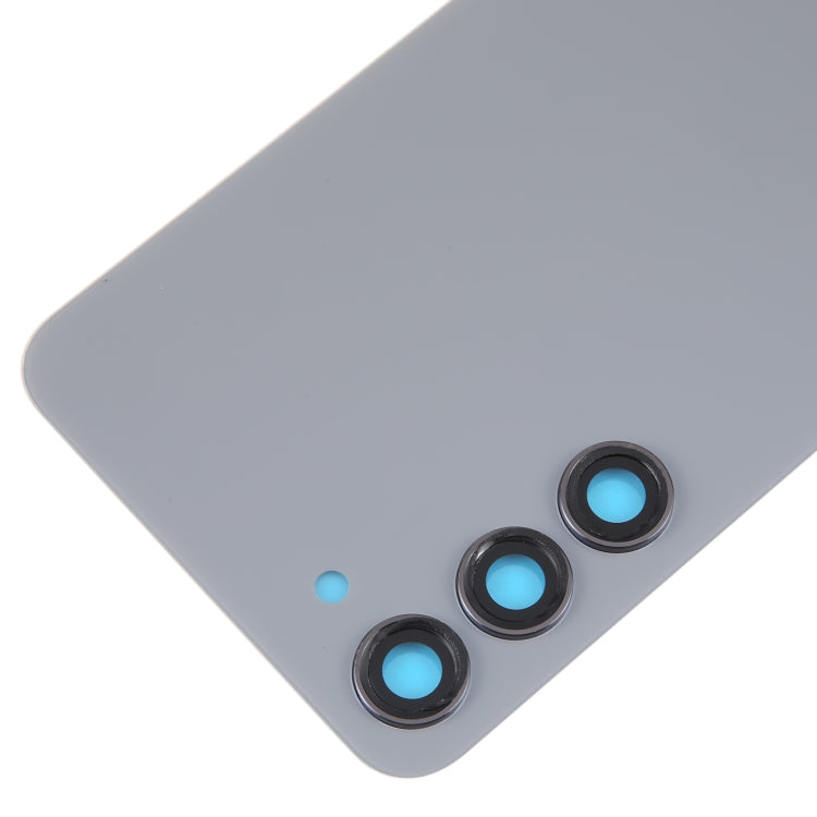 For Samsung Galaxy S23+ SM-S916B OEM Glass Battery Back Cover with Camera Lens Cover(Grey)
