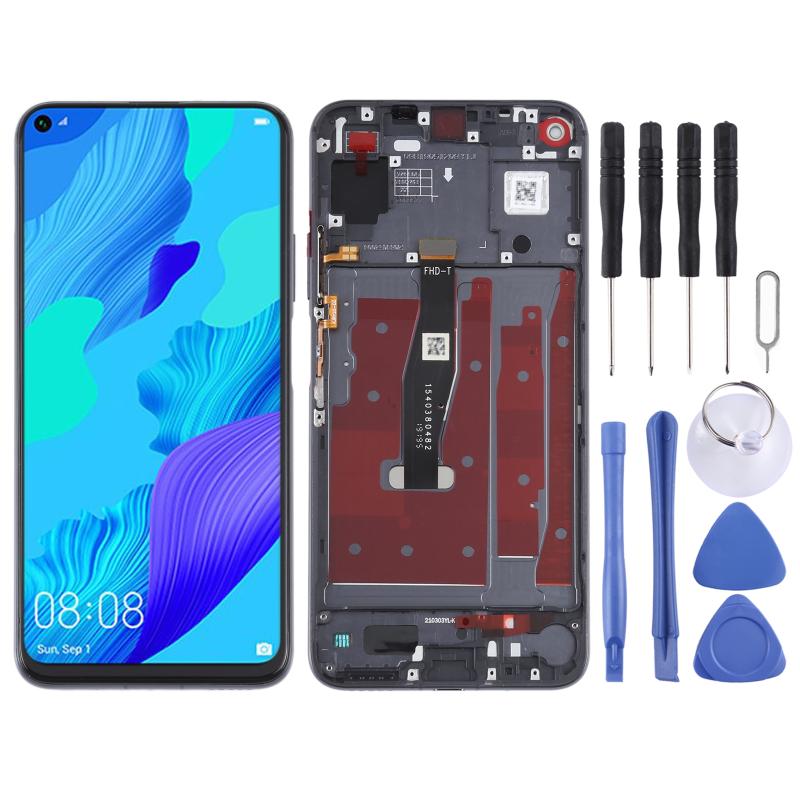 Honor 20 / Huawei Nova 5T Screen Replacement – With Frame (Black)