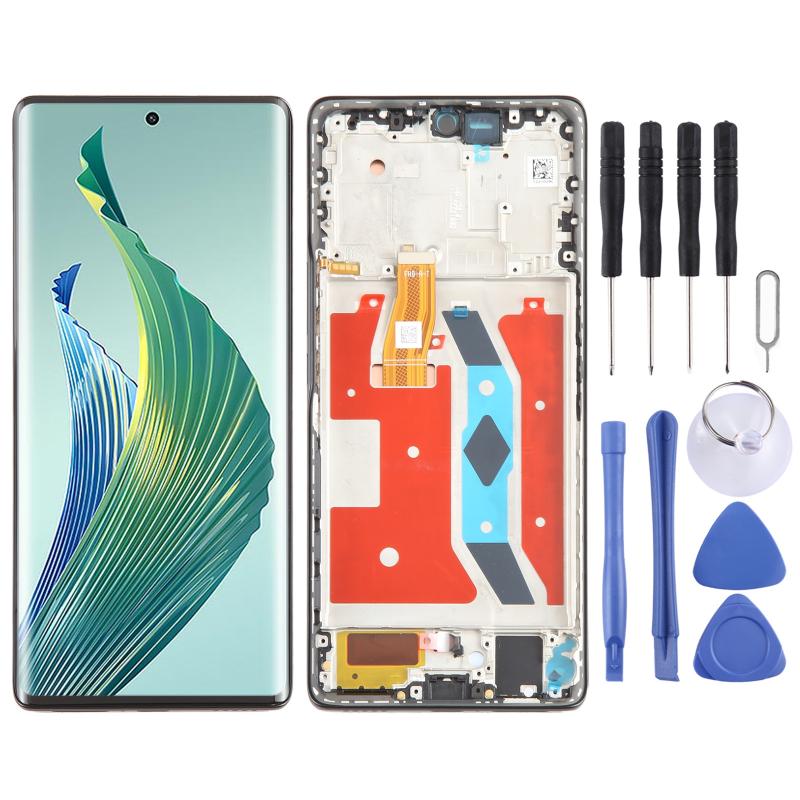 Honor Magic5 Lite Screen Replacement – With Frame (Black)