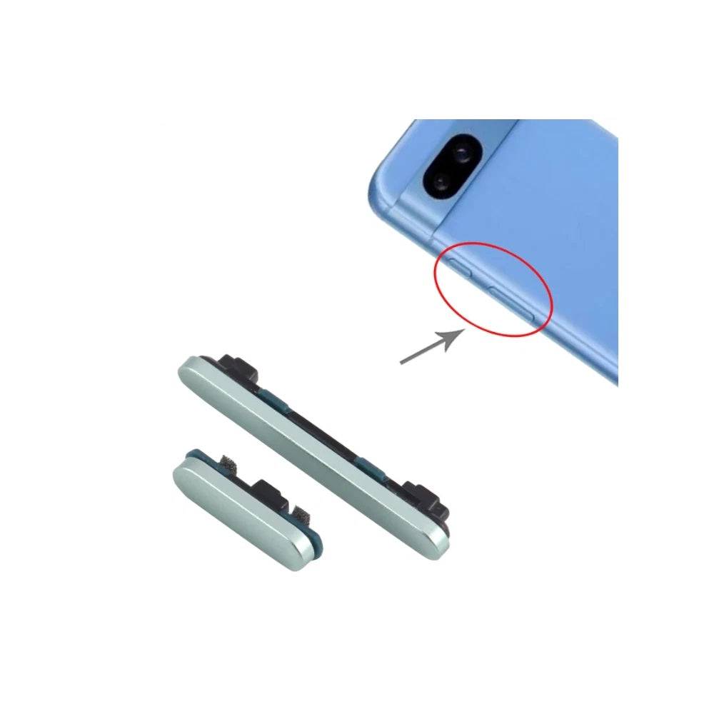 Google Pixel 8A ( Green ) Replacement Side Power Volume Up Down Buttons Keys