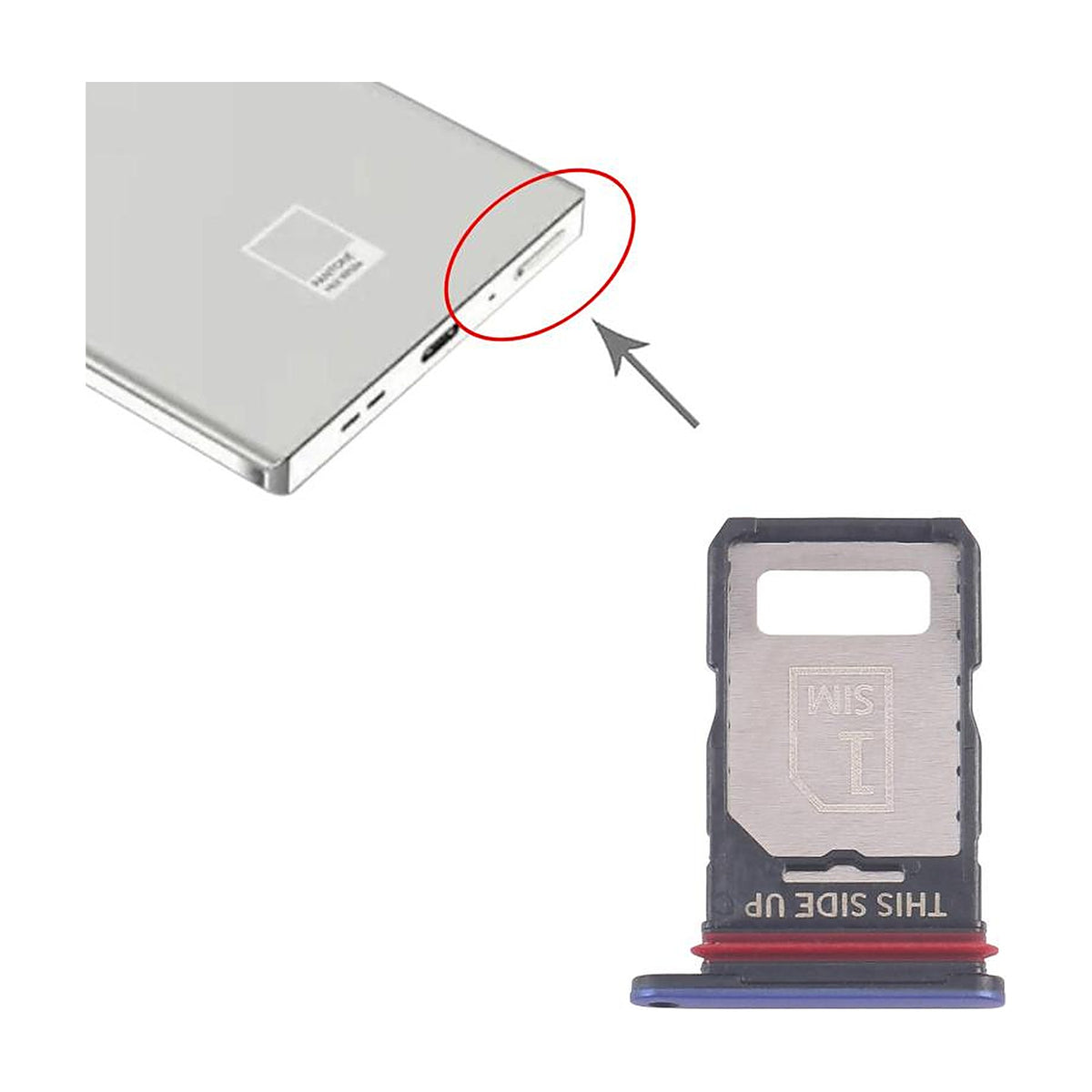 Motorola Edge 60 Pro SIM card tray slot position
