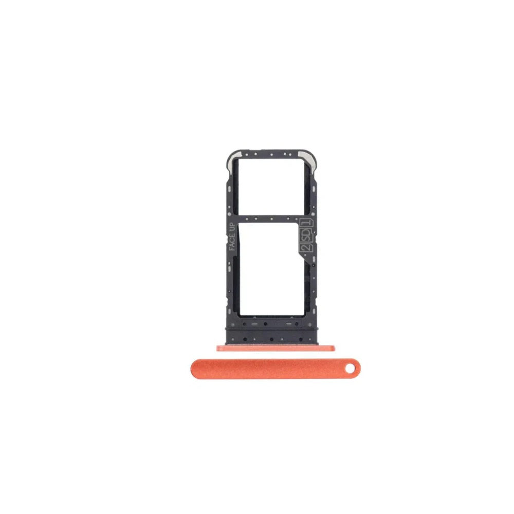 For Motorola Moto E7 Replacement Sim Card Tray (Satin Coral) E-Tech61
