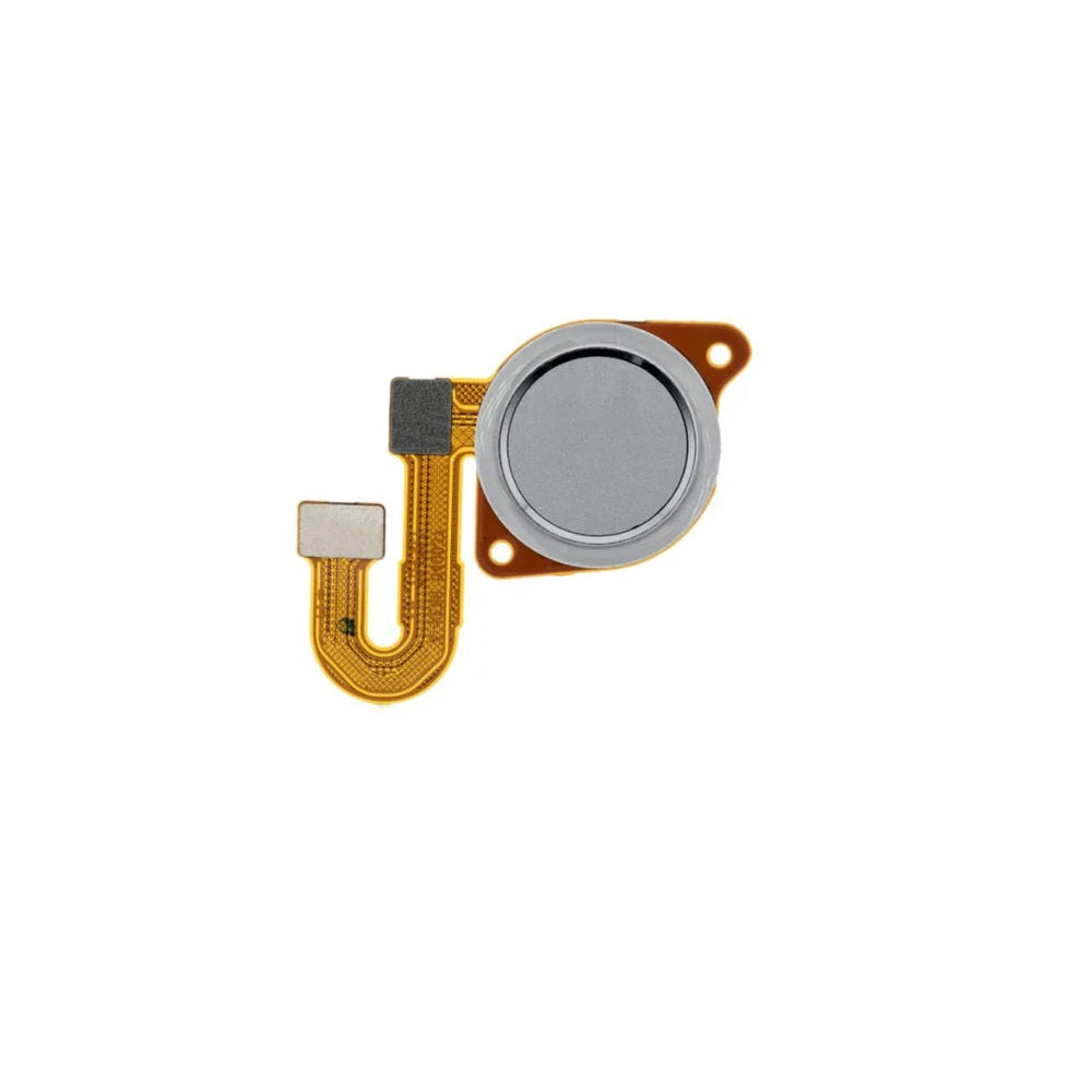 For Motorola Moto G 5G Replacement Fingerprint Reader With Flex Cable (Frosted Silver) E-Tech61