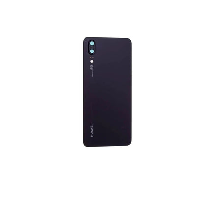 For Huawei P20 Replacement Rear Battery Cover Inc Lens with Adhesive (Black) E-Tech61