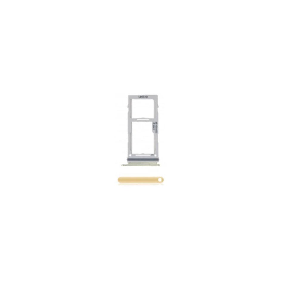 For Samsung Galaxy S10e G970 Replacement Dual Sim Card Tray (Gold) E-Tech61