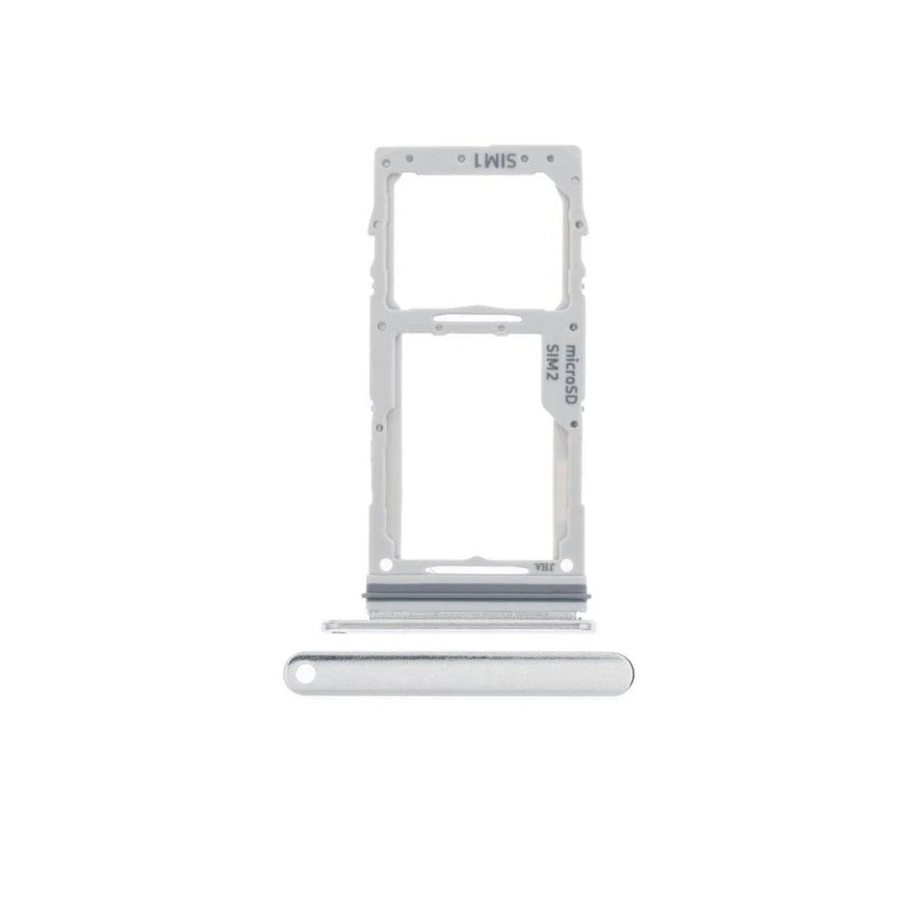 For Samsung Galaxy S10 Lite G770 Replacement Dual Sim Card Tray (Prism White) E-Tech61