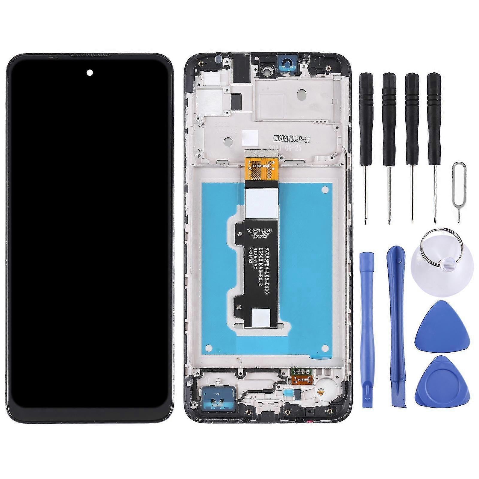 Motorola Moto E30 LCD Screen & Touch Digitizer Assembly With Frame