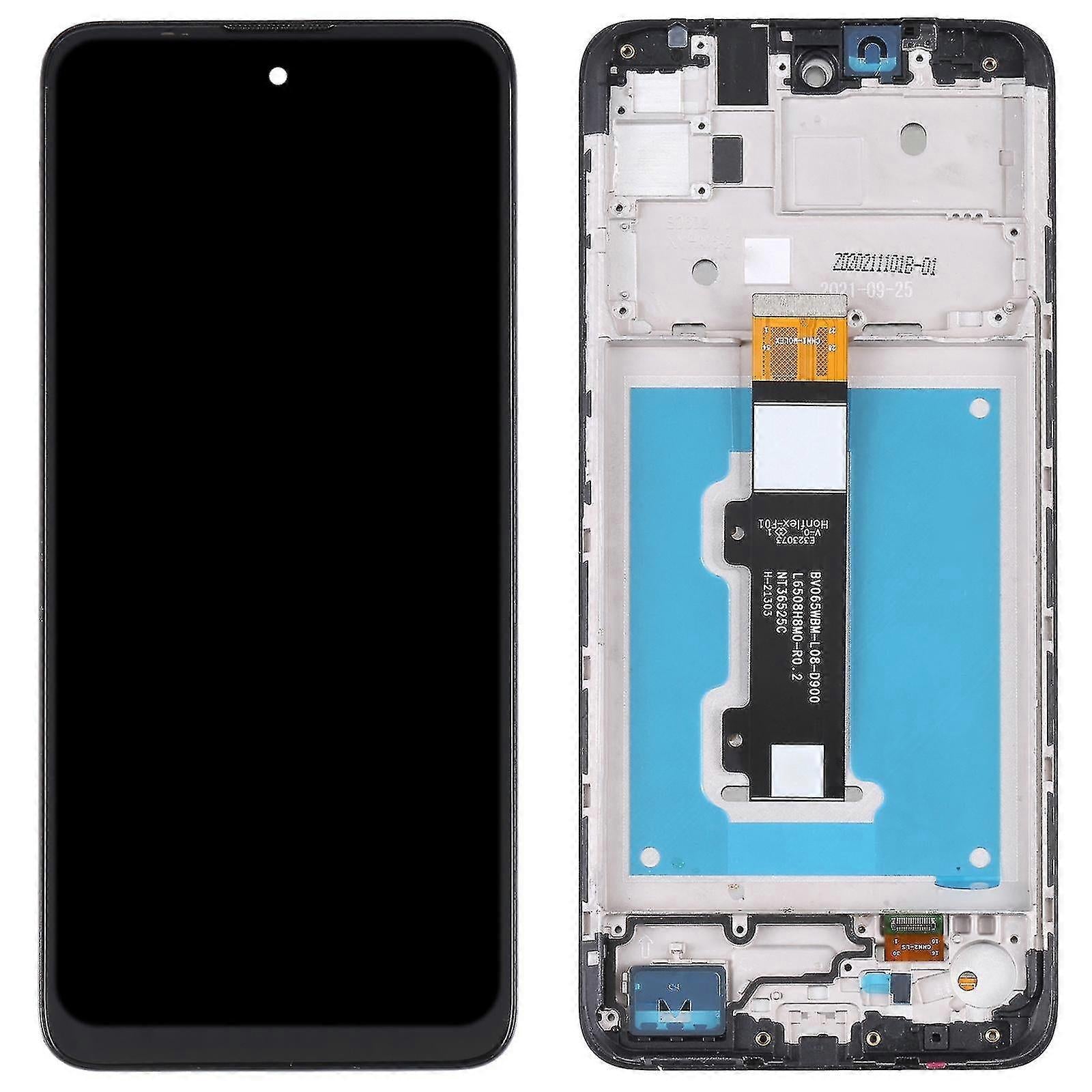 Motorola Moto E30 LCD Screen & Touch Digitizer Assembly With Frame