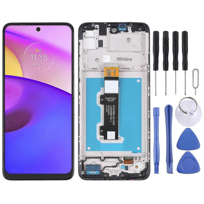 Motorola Moto E30 LCD Screen & Touch Digitizer Assembly With Frame