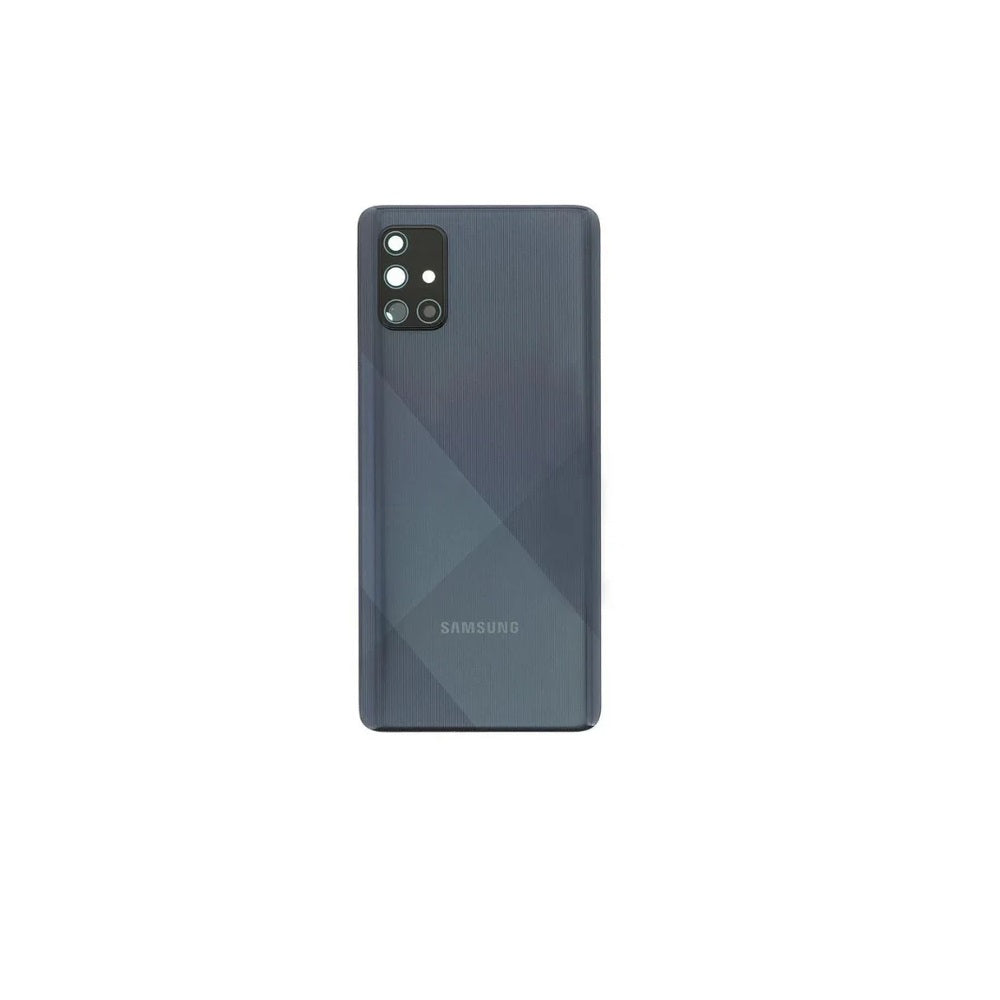 For Samsung Galaxy A71 A715 Replacement Rear Battery Cover (Prism Crush Black) E-Tech61