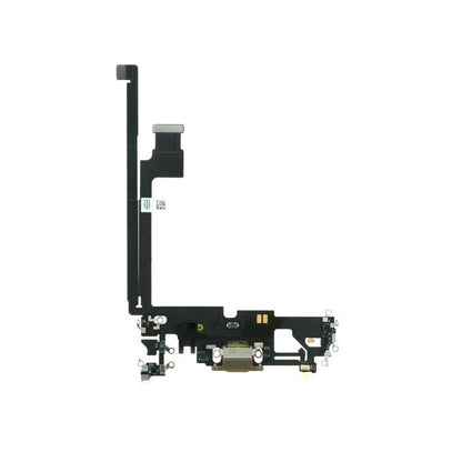 For Apple iPhone 12 Pro Max Replacement Charging Port Flex (White) E-Tech61
