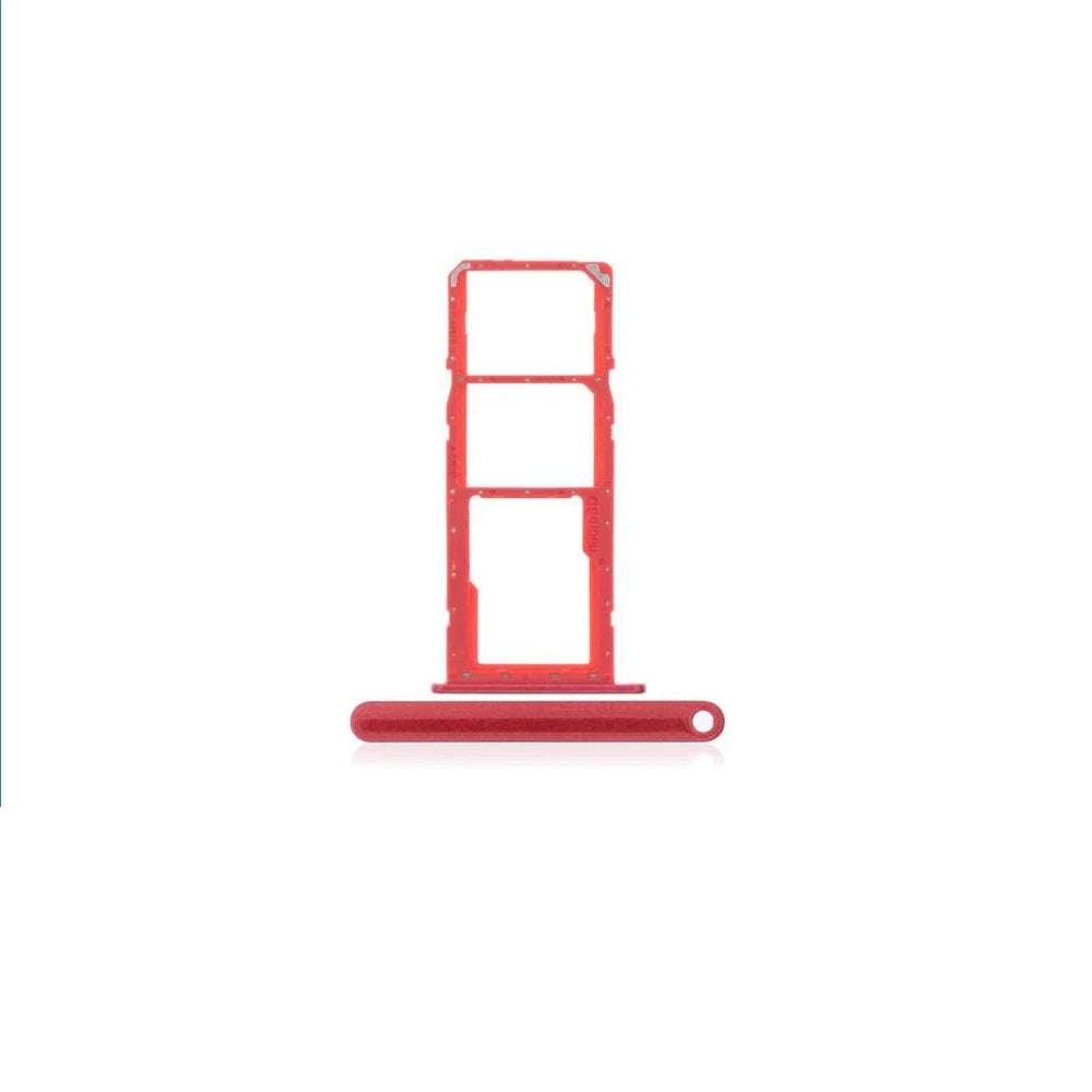 For Samsung Galaxy A11 A115F Replacement Dual Sim Card Tray (Red) E-Tech61