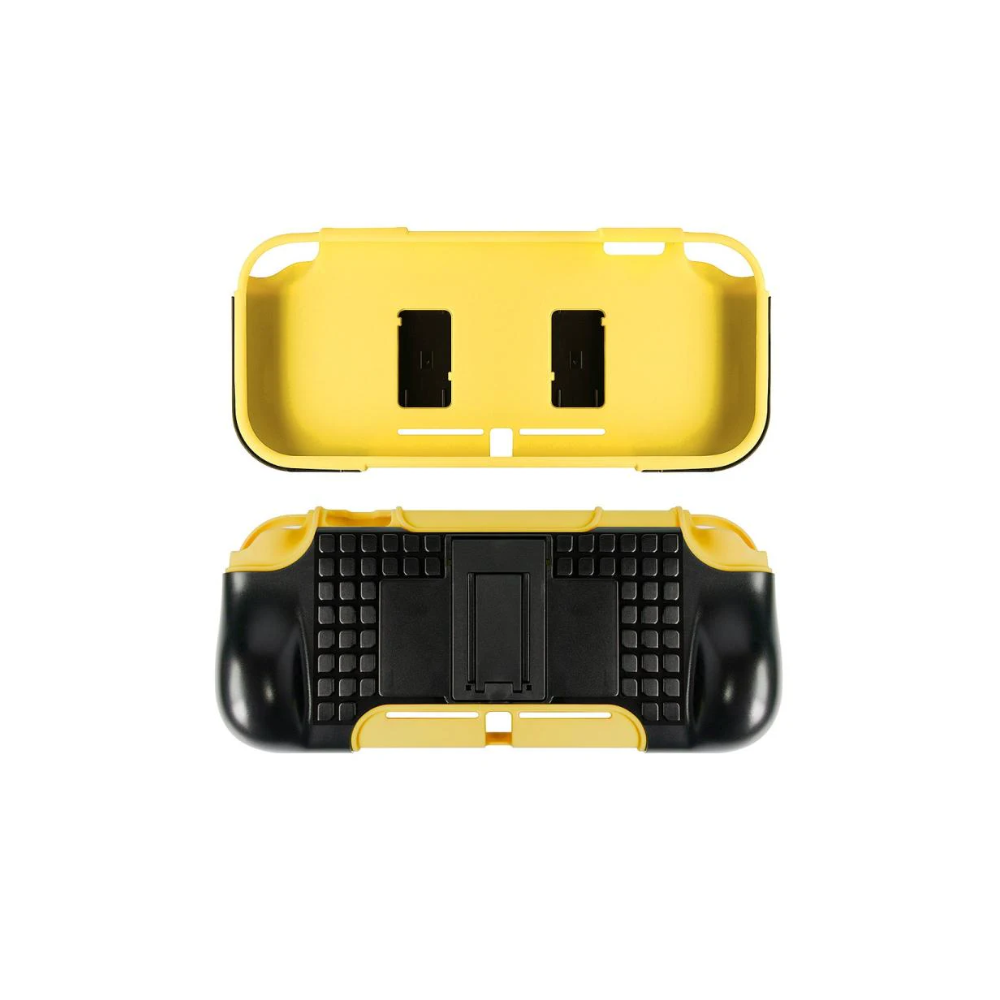Nintendo Switch Lite TPU Stand Protective Case – Yellow & Black | E-Tech61