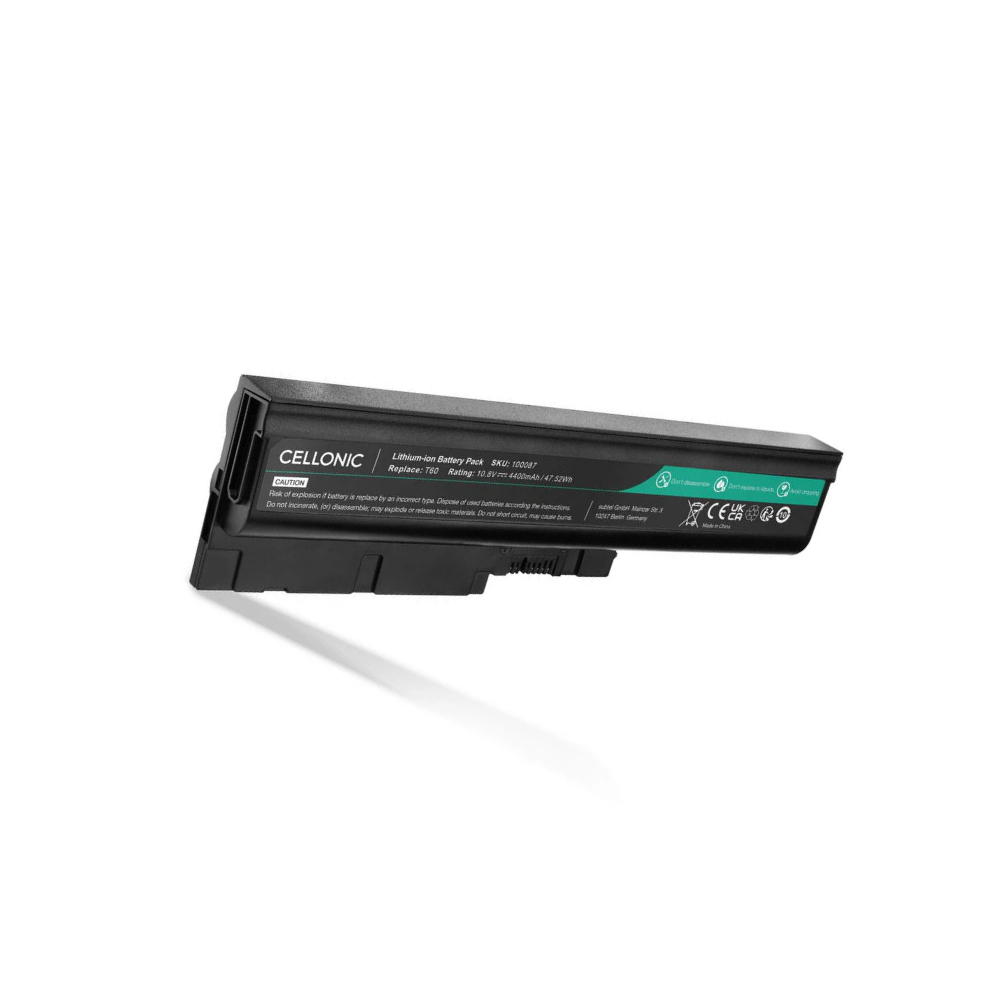 Lenovo ThinkPad T500 4400mAh 10.8V Replacement Battery | E-Tech61