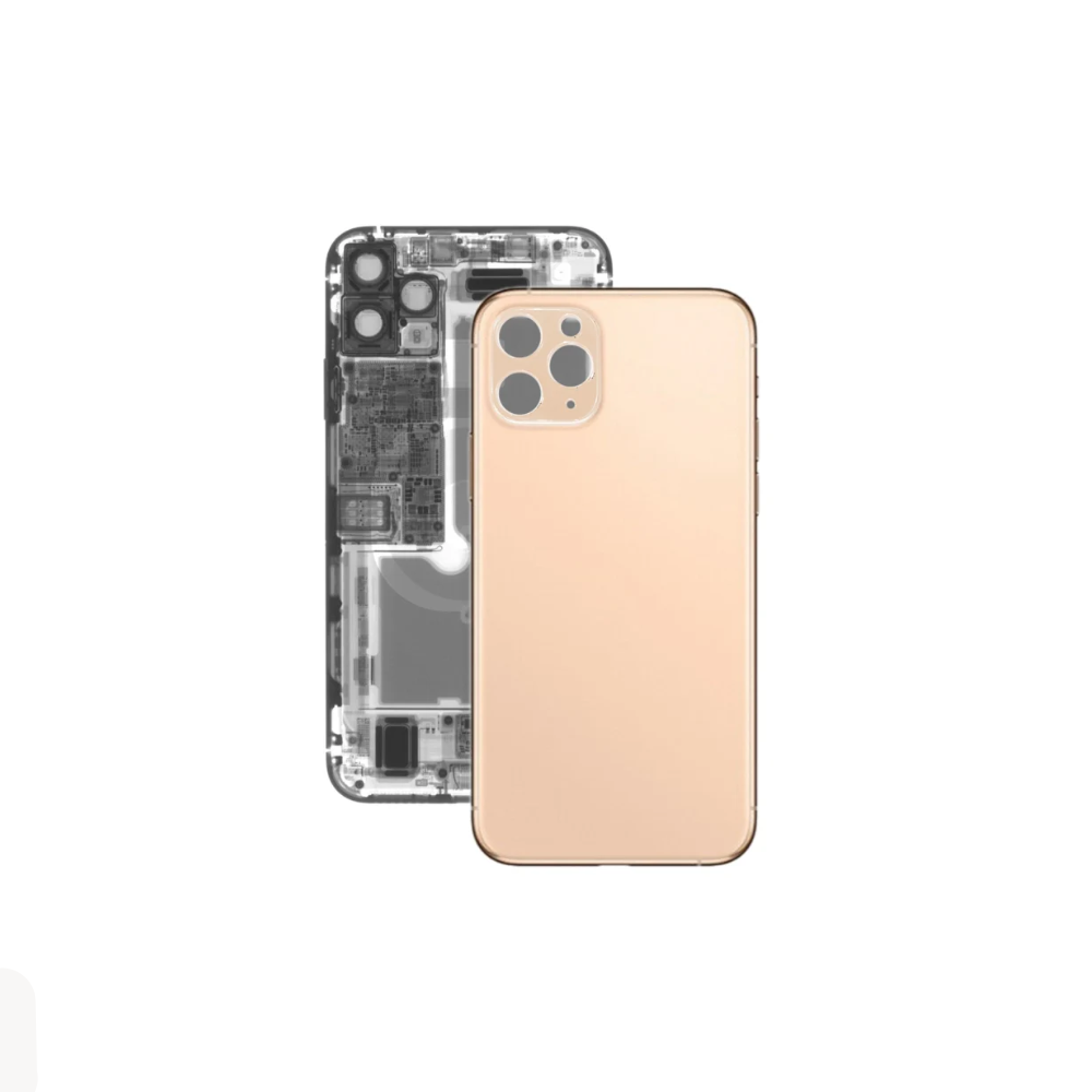 For Apple iPhone 11 Pro Max Replacement Back Glass (Gold) E-Tech61
