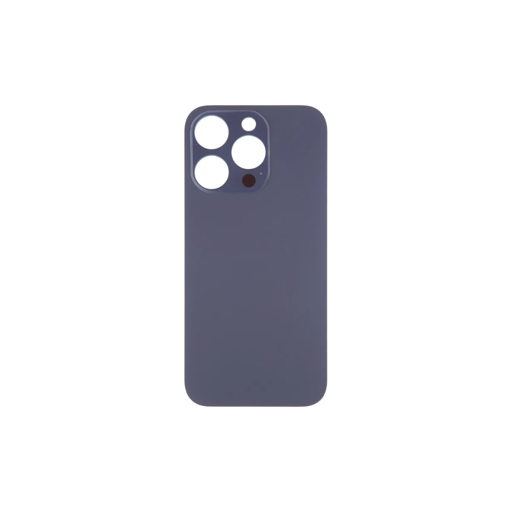 For iPhone 14 Pro Replacement Back Glass (Deep Purple) E-Tech61