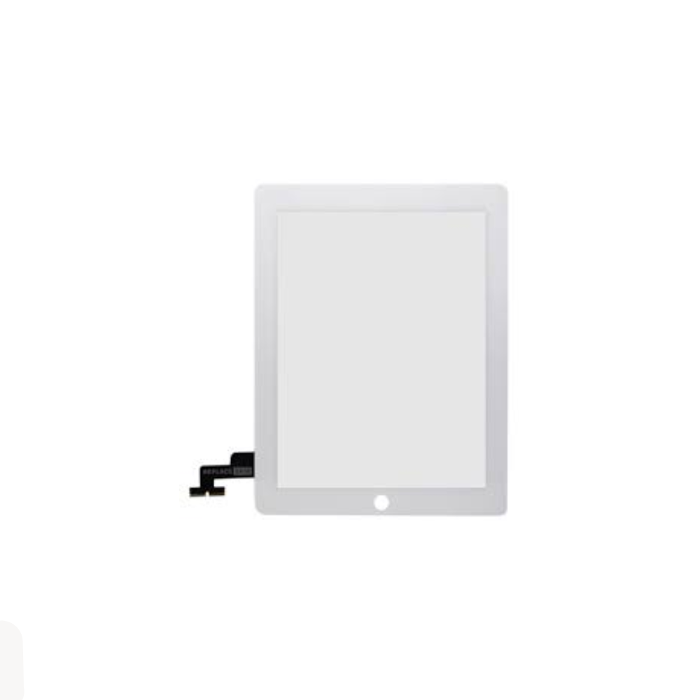 For Apple iPad 1 / iPad 2 Replacement Touch Screen Digitiser Without Home Button (White) E-Tech61