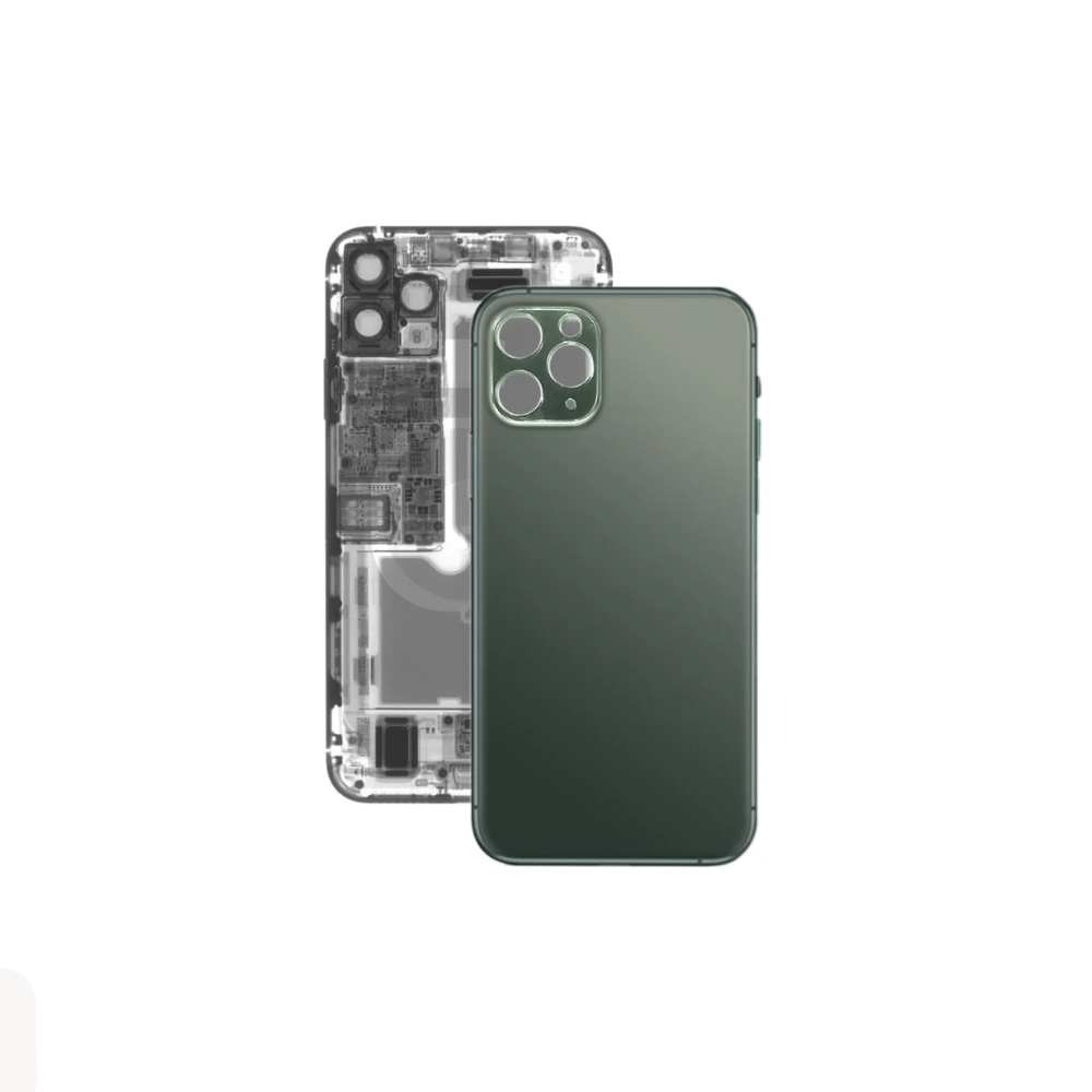 For Apple iPhone 11 Pro Max Replacement Back Glass (Midnight Green) E-Tech61