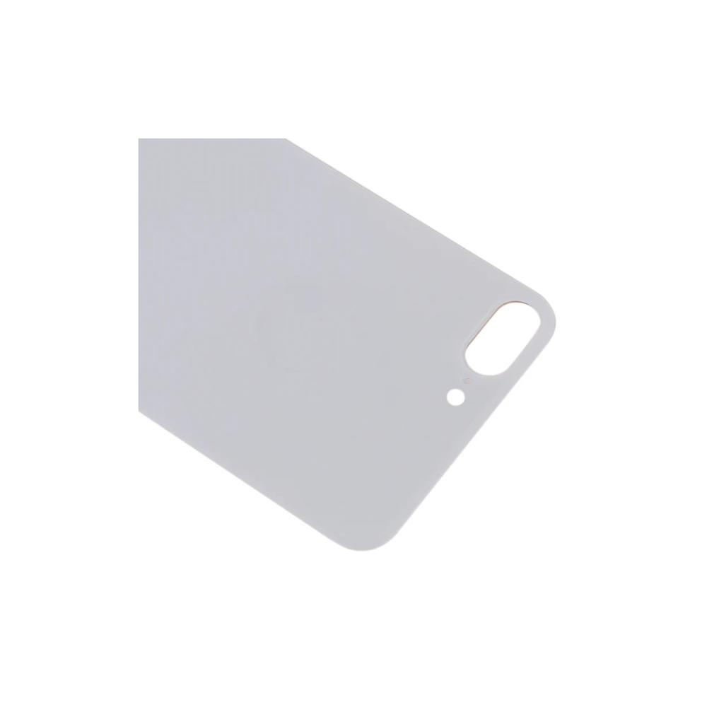 For Apple iPhone 8 Plus Replacement Back Glass (White) Without Lens E-Tech61