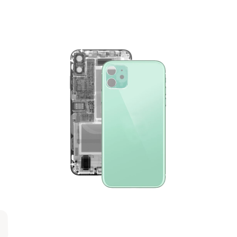 For Apple iPhone 11 Replacement Back Glass (Green) E-Tech61