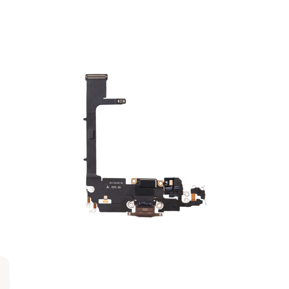 For Apple iPhone 11 Pro Replacement Charging Port Flex With Main Microphone (Gold) E-Tech61