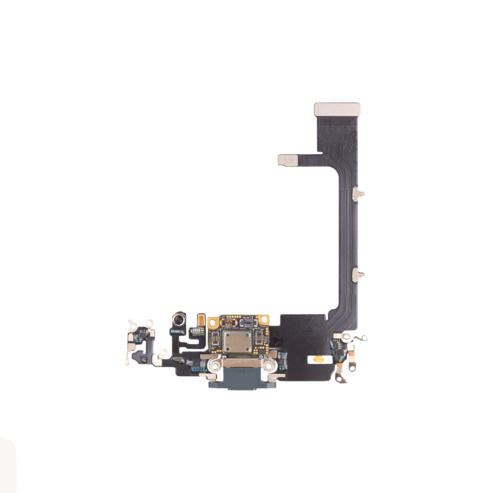 For Apple iPhone 11 Pro Replacement Charging Port Flex With Main Microphone (Midnight Green) E-Tech61