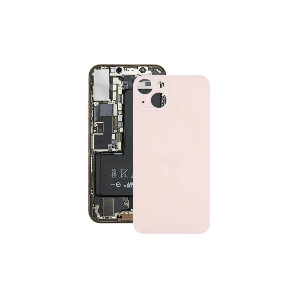 For Apple iPhone 13 Replacement Back Glass (Pink) E-Tech61