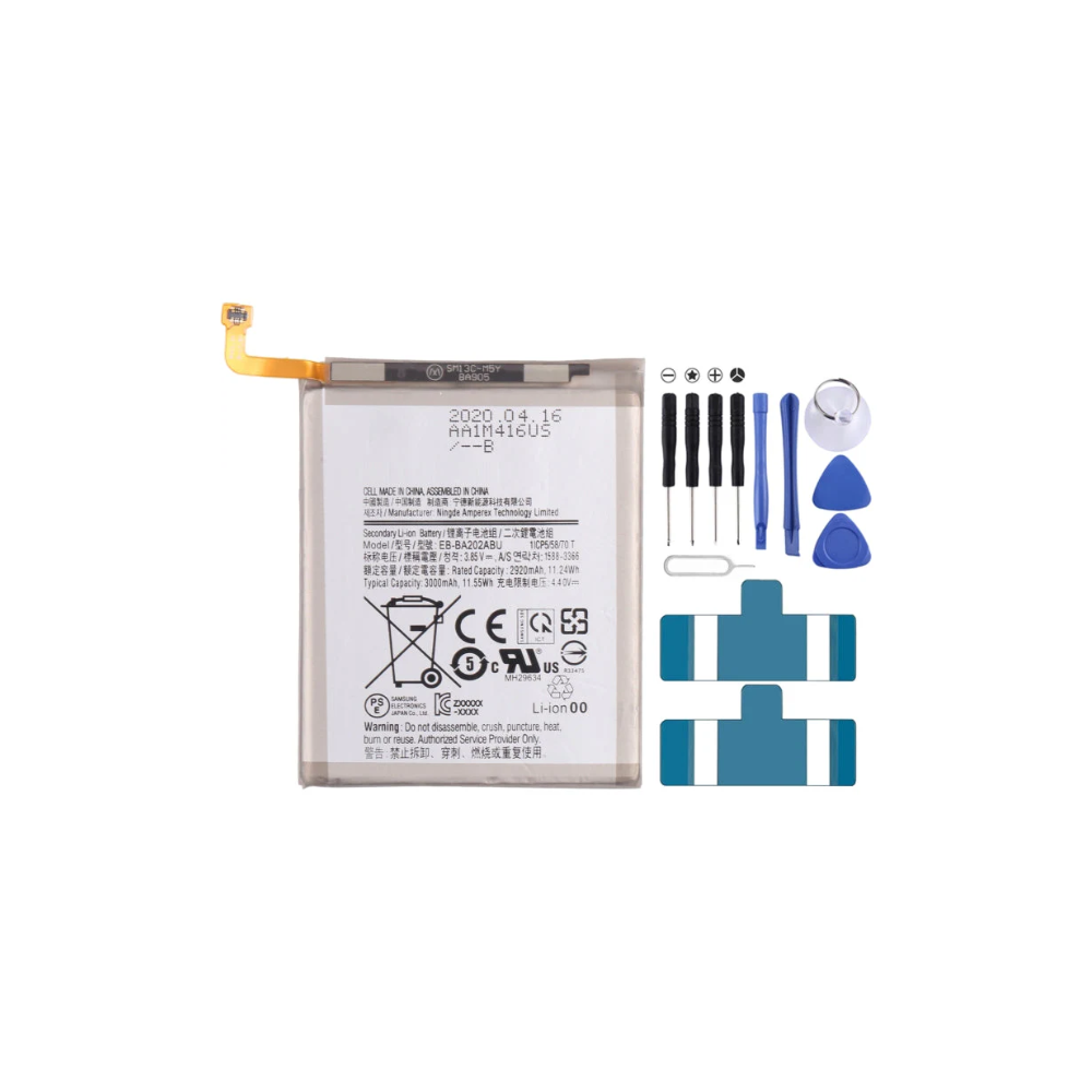 Samsung Galaxy A10e / A20e Battery EB-BA202ABU 3000mAh Replacement | E-Tech61