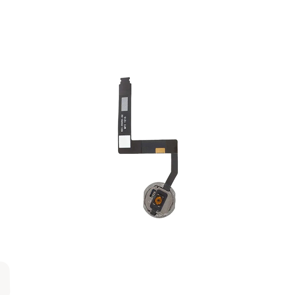 For Apple iPad Pro 9.7" Replacement Home Button Flex (White/Silver) E-Tech61