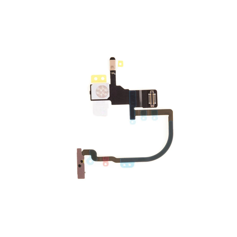 For iPhone XS MAX Power ON Off Button Switch Flash LED & Torch Flex Cable