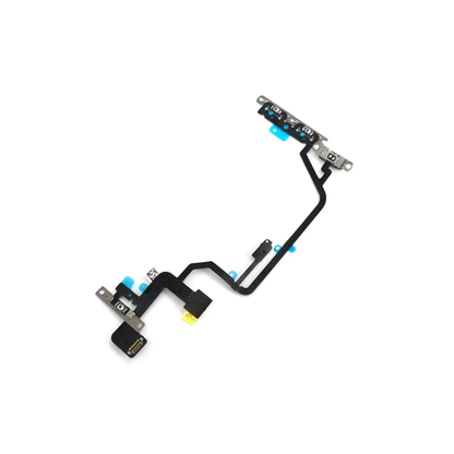 For Apple iPhone XR Replacement Power, Volume and Top Microphone Flex with Flash E-Tech61