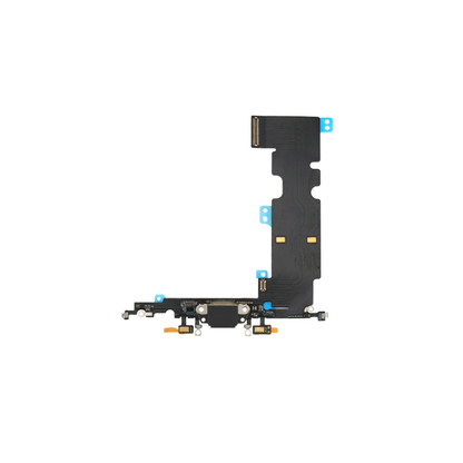 For Apple iPhone 8 Plus Replacement Charging Port, Antenna & Microphone Flex - Black (AM) E-Tech61