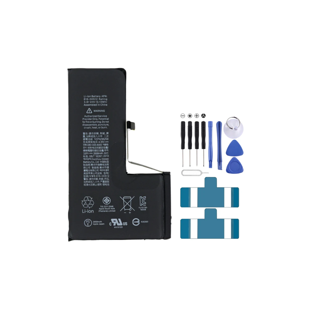 For iPhone XS Replacement Battery with Tools Top Quality Battery