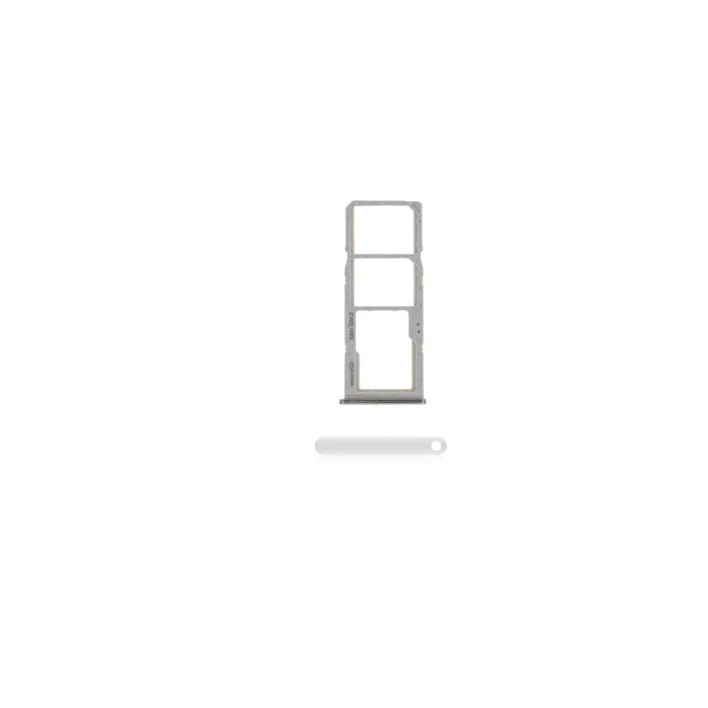 For Samsung Galaxy A70 A705 Replacement Dual Sim Card Tray (Silver) E-Tech61