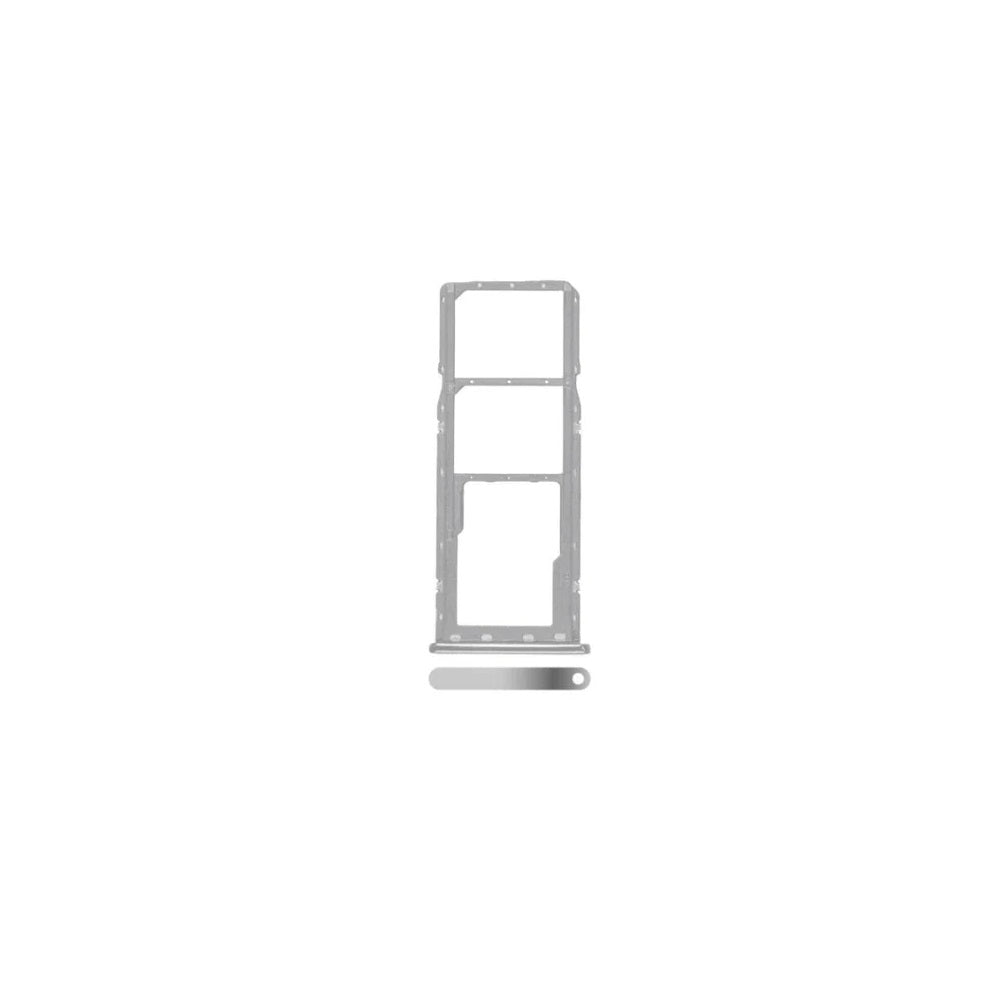 For Samsung Galaxy A7 (2018) A750 Replacement Dual Sim Card Tray (Silver) E-Tech61
