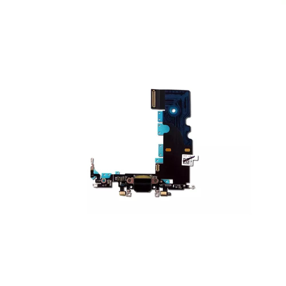For iPhone 8 /SE2 Black Charging Port Connector With Microphone Flex