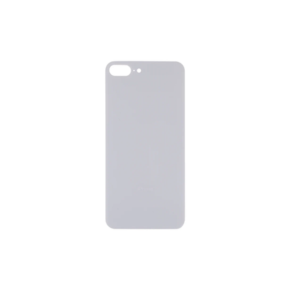 For Apple iPhone 8 Plus Replacement Back Glass (White) Without Lens E-Tech61