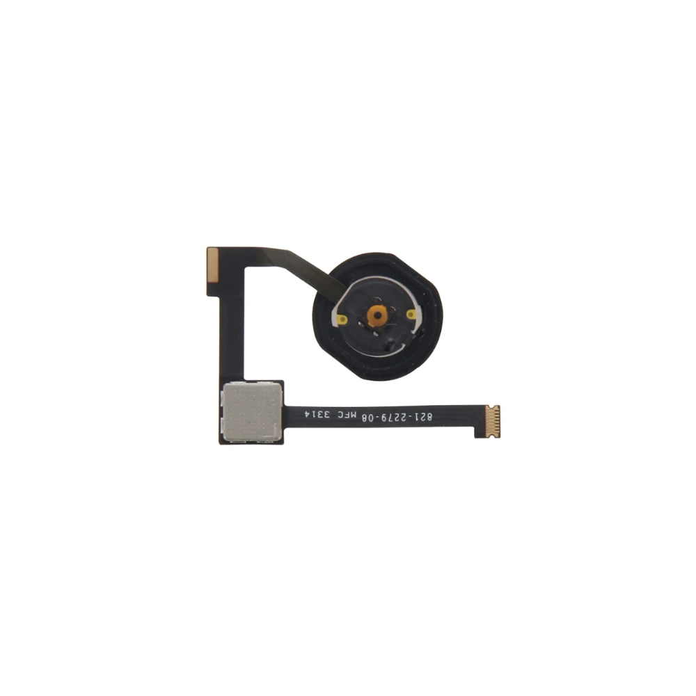 For Apple iPad Air 2 / Mini 4 & 5 / Pro 12.9 Replacement Home Button Flex (Black) E-Tech61