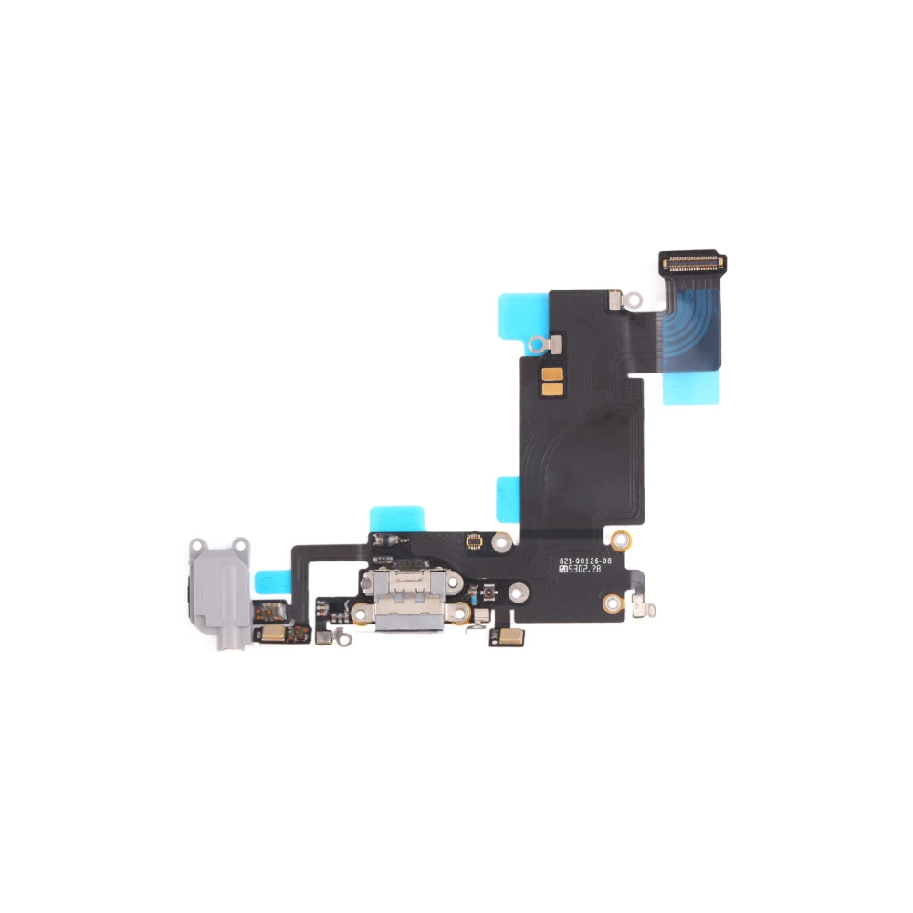 For Apple iPhone 6S Plus Replacement Charging Port, Headphone Jack & Microphone Flex - Black E-Tech61
