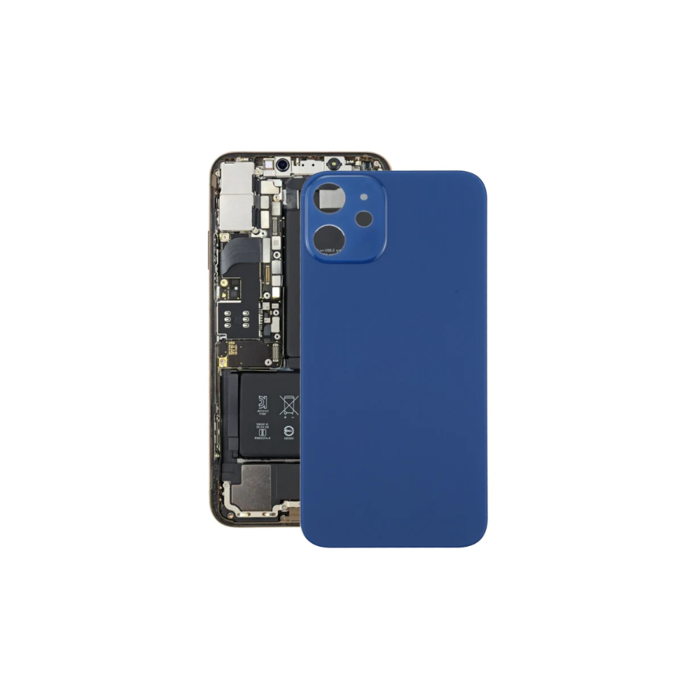 For Apple iPhone 12 Mini Replacement Back Glass (Blue) E-Tech61