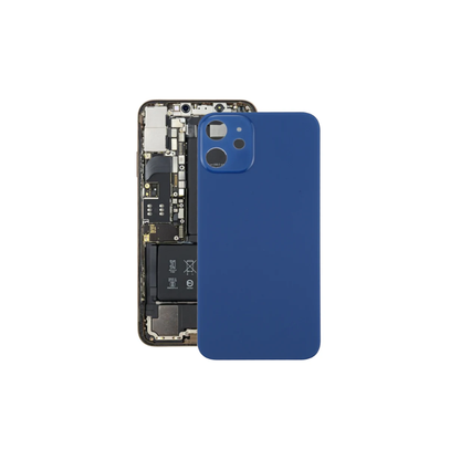 For Apple iPhone 12 Mini Replacement Back Glass (Blue) E-Tech61