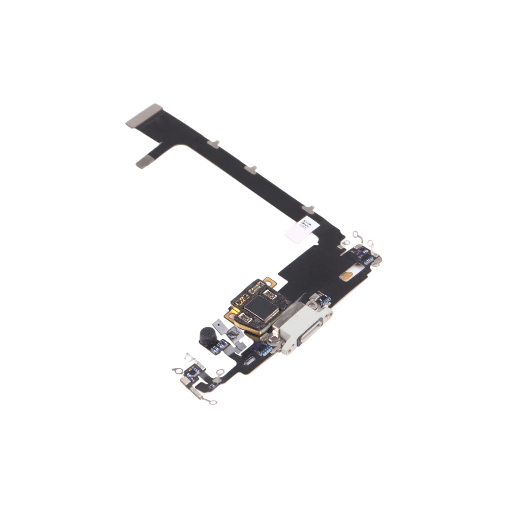 For Apple iPhone 11 Pro Max Replacement Charging Port Flex With Main Microphone with sub board (White) E-Tech61