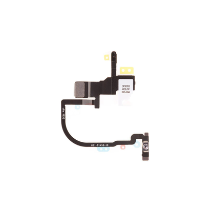 For Apple iPhone XS Max Replacement Power and Top Microphone Flex with Flash E-Tech61