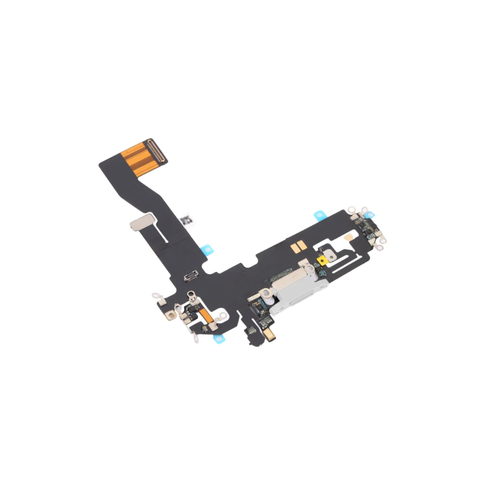For Apple iPhone 12 / 12 Pro Replacement Charging Port Flex (White) E-Tech61