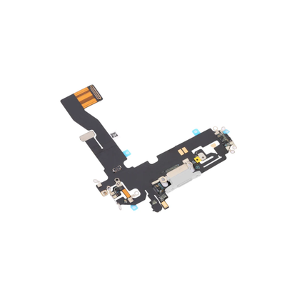For Apple iPhone 12 / 12 Pro Replacement Charging Port Flex (White) E-Tech61