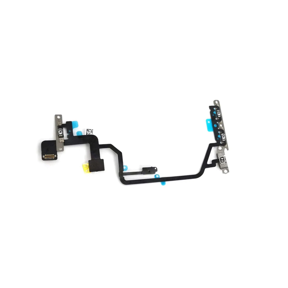 For Apple iPhone XR Replacement Power, Volume and Top Microphone Flex with Flash E-Tech61