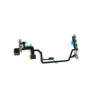 For Apple iPhone XR Replacement Power, Volume and Top Microphone Flex with Flash E-Tech61