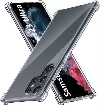 For Samsung Galaxy S25 S24 S23 S22 S21 S20 S9 S8 Clear Shockproof Bumper Case